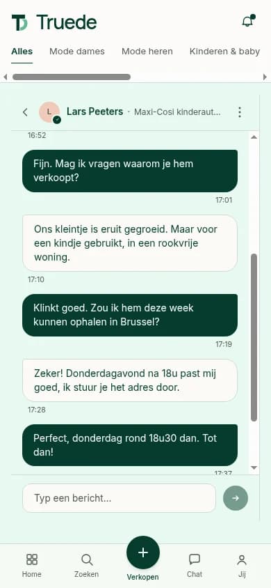 Chatten en afspreken